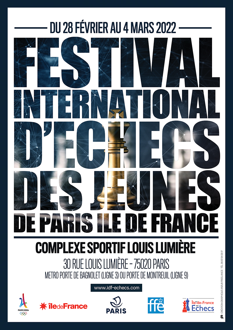 FESTIVAL INTERNATIONAL ECHECS DES JEUNES DE PARIS ILE DE FRANCE 800 pixels