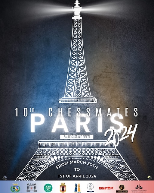 Affiche 10eme ChessMates Paris 2024